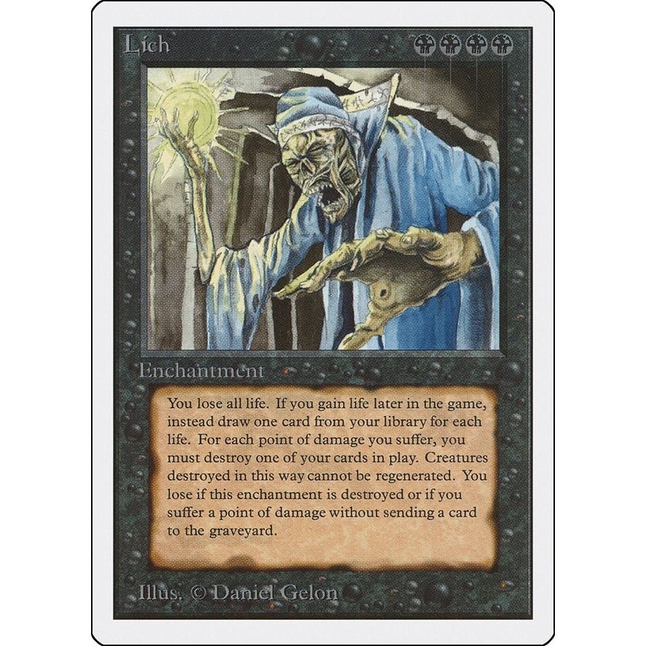 Image for Lich (2ED) - Magic: The Gathering