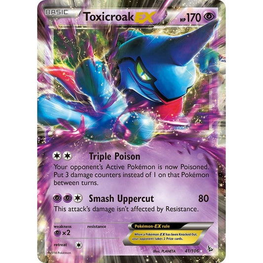 Image for Toxicroak EX (41/106) (FLF) - Pokemon