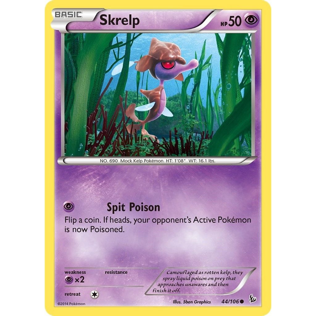 Image for Skrelp (44/106) (FLF) - Pokemon