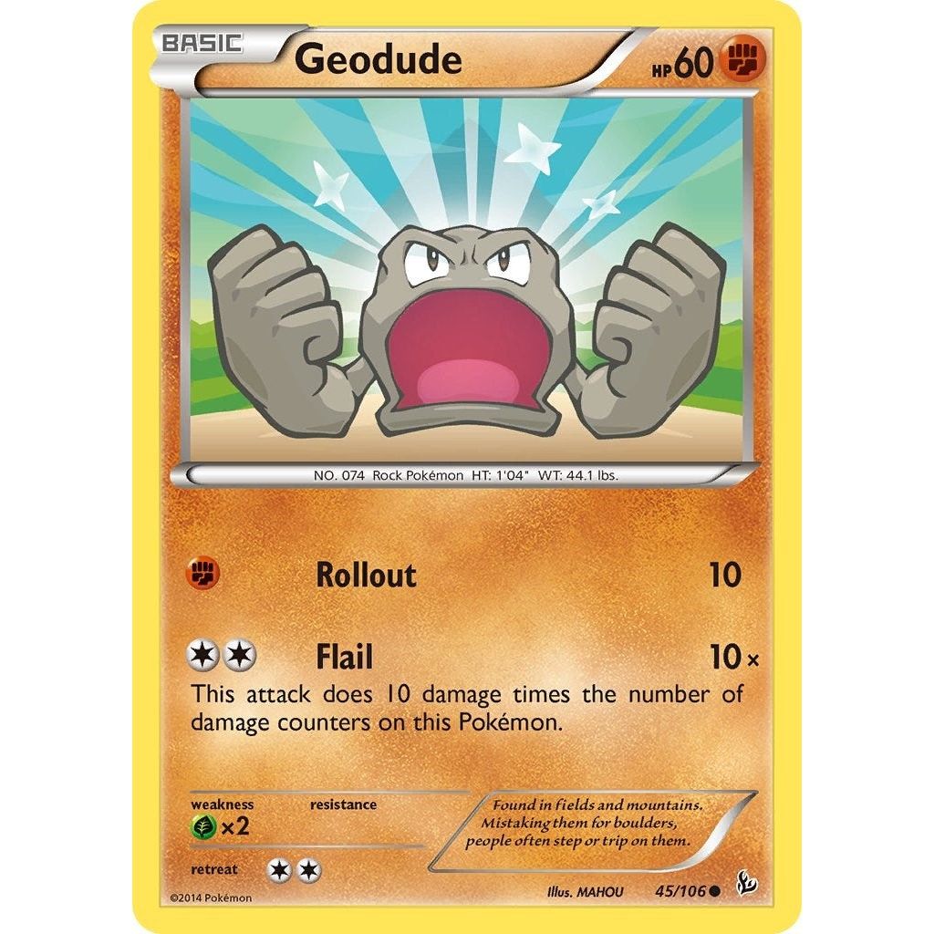 Image for Geodude (45/106) (FLF) - Pokemon