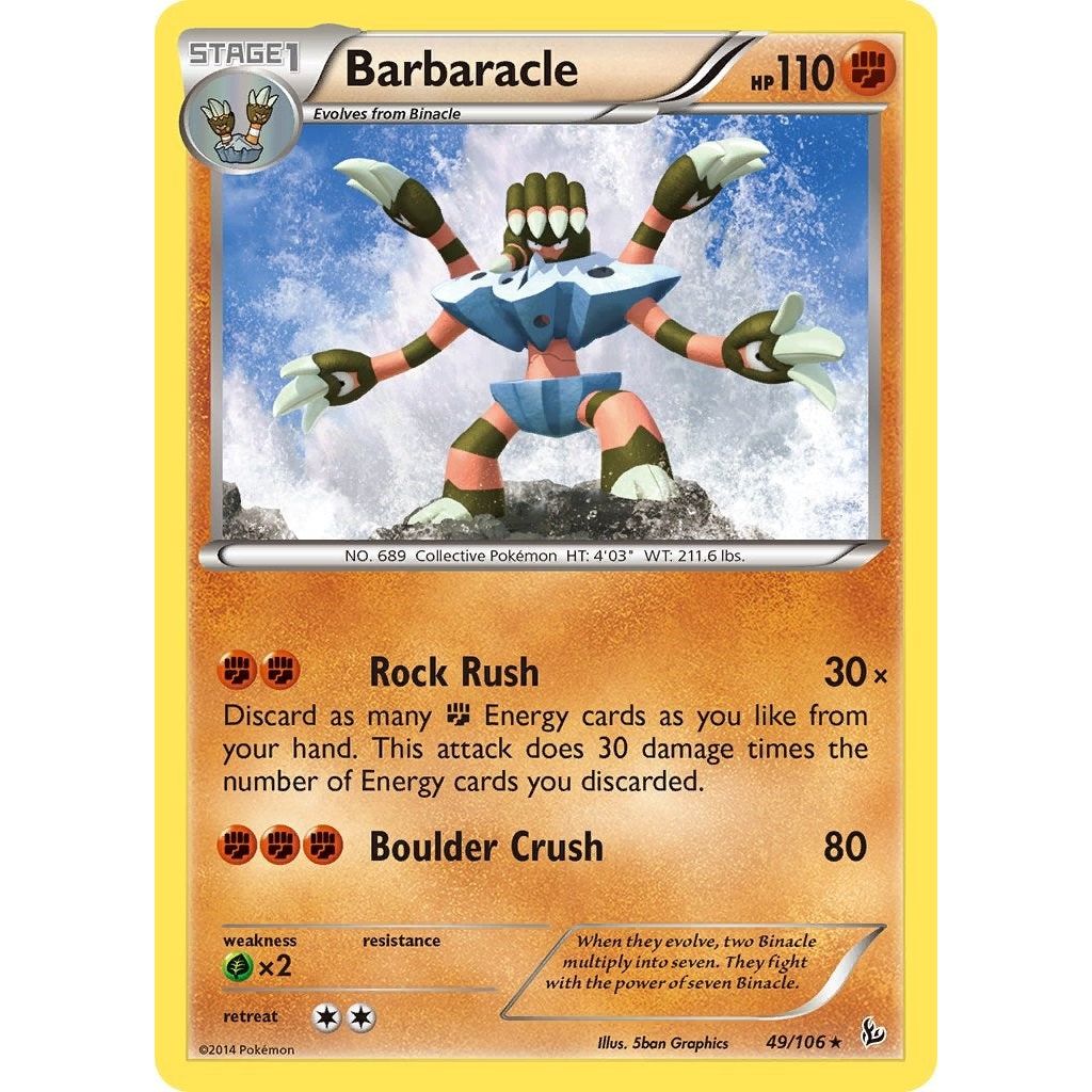 Image for Barbaracle (49/106) (FLF) - Pokemon