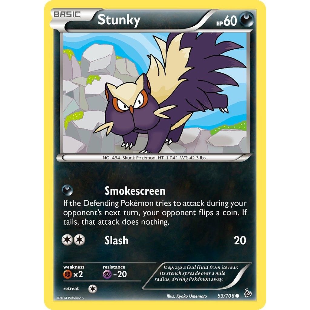 Image for Stunky (53) (53/106) (FLF) - Pokemon