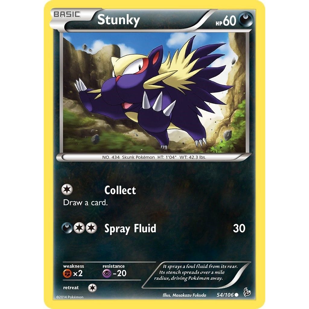 Image for Stunky (54) (54/106) (FLF) - Pokemon