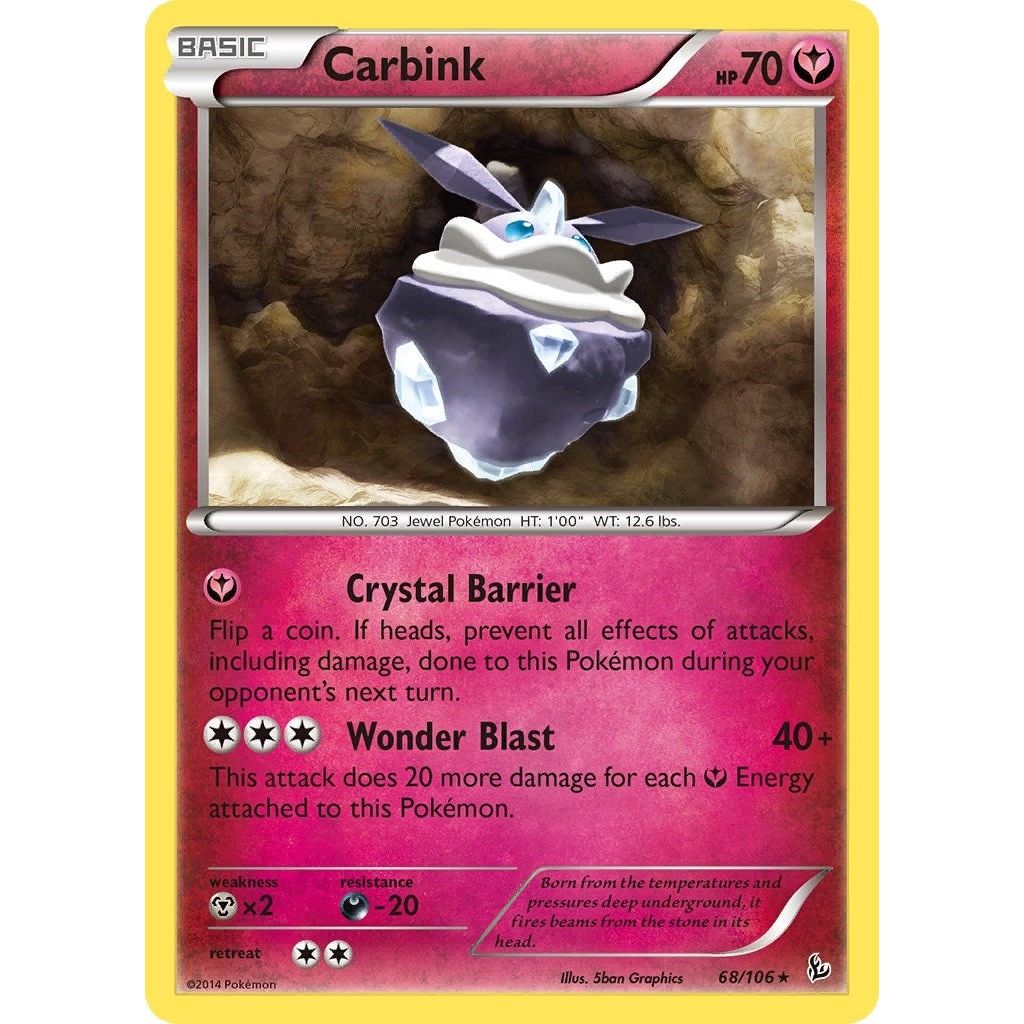 Image for Carbink (68/106) (FLF) - Pokemon