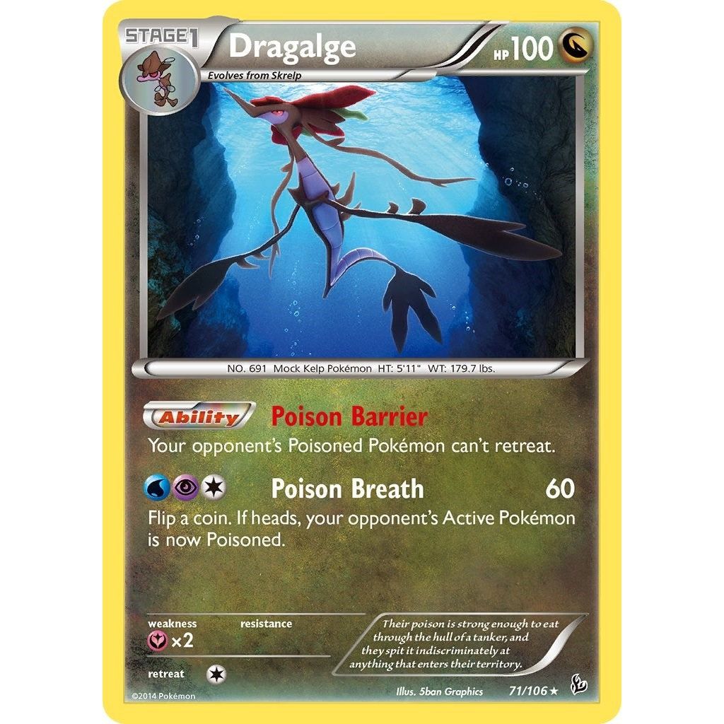 Image for Dragalge (71/106) (FLF) - Pokemon