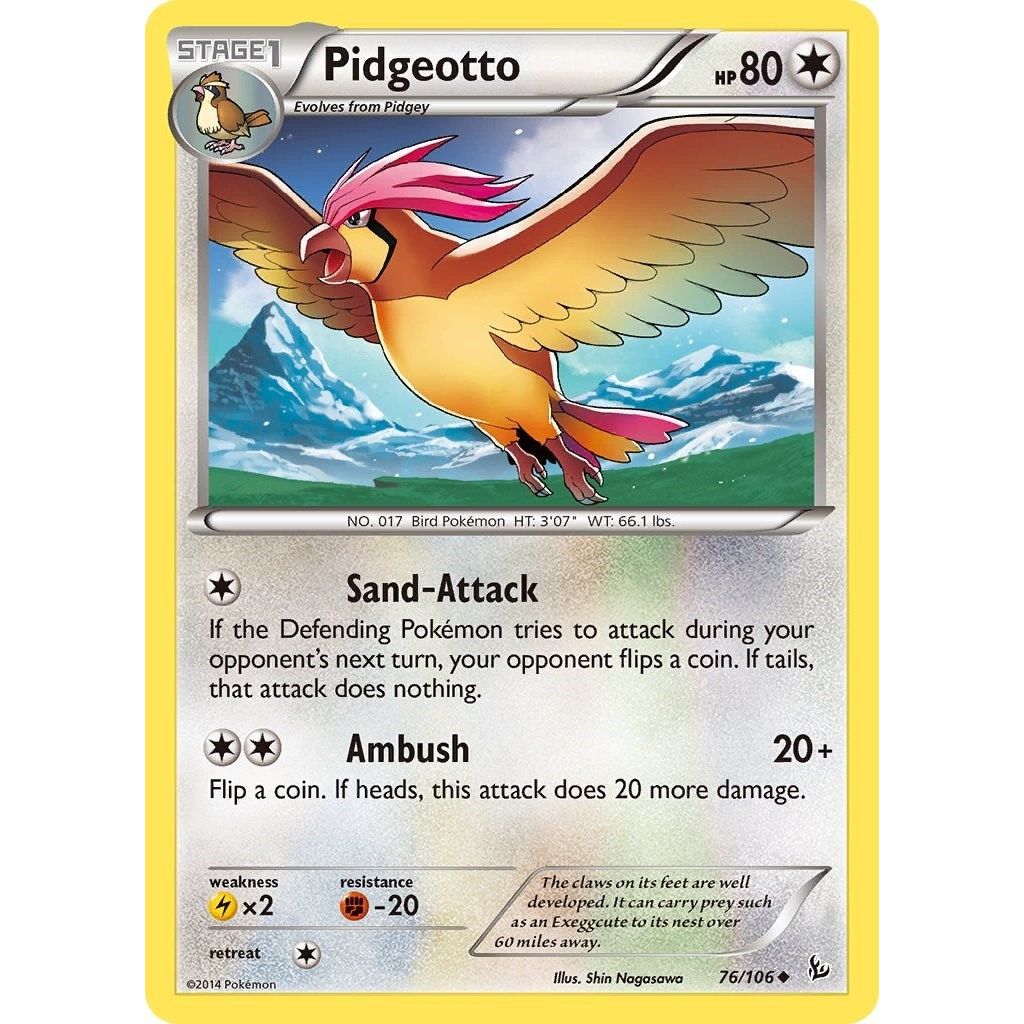 Image for Pidgeotto (76/106) (FLF) - Pokemon