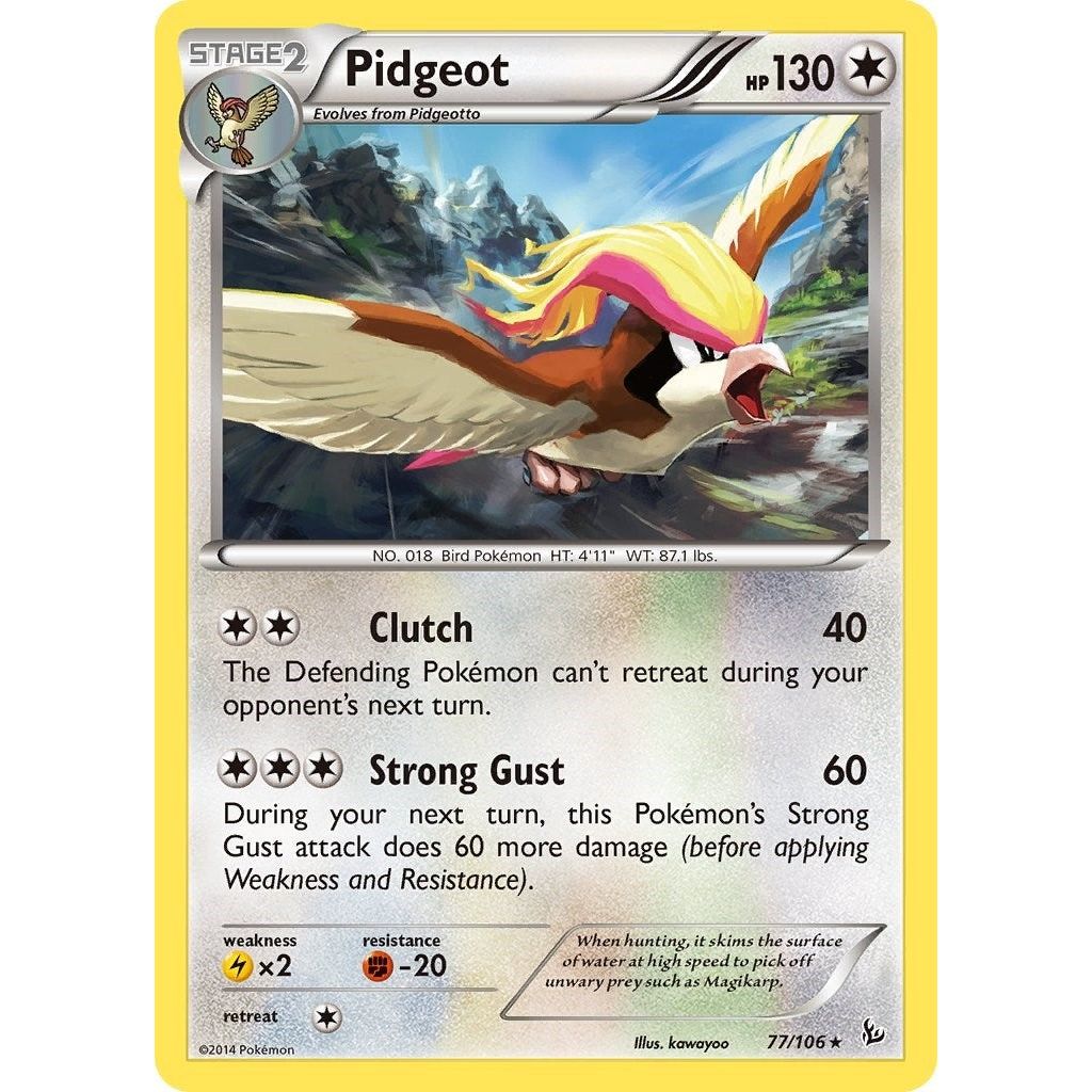 Image for Pidgeot (77/106) (FLF) - Pokemon