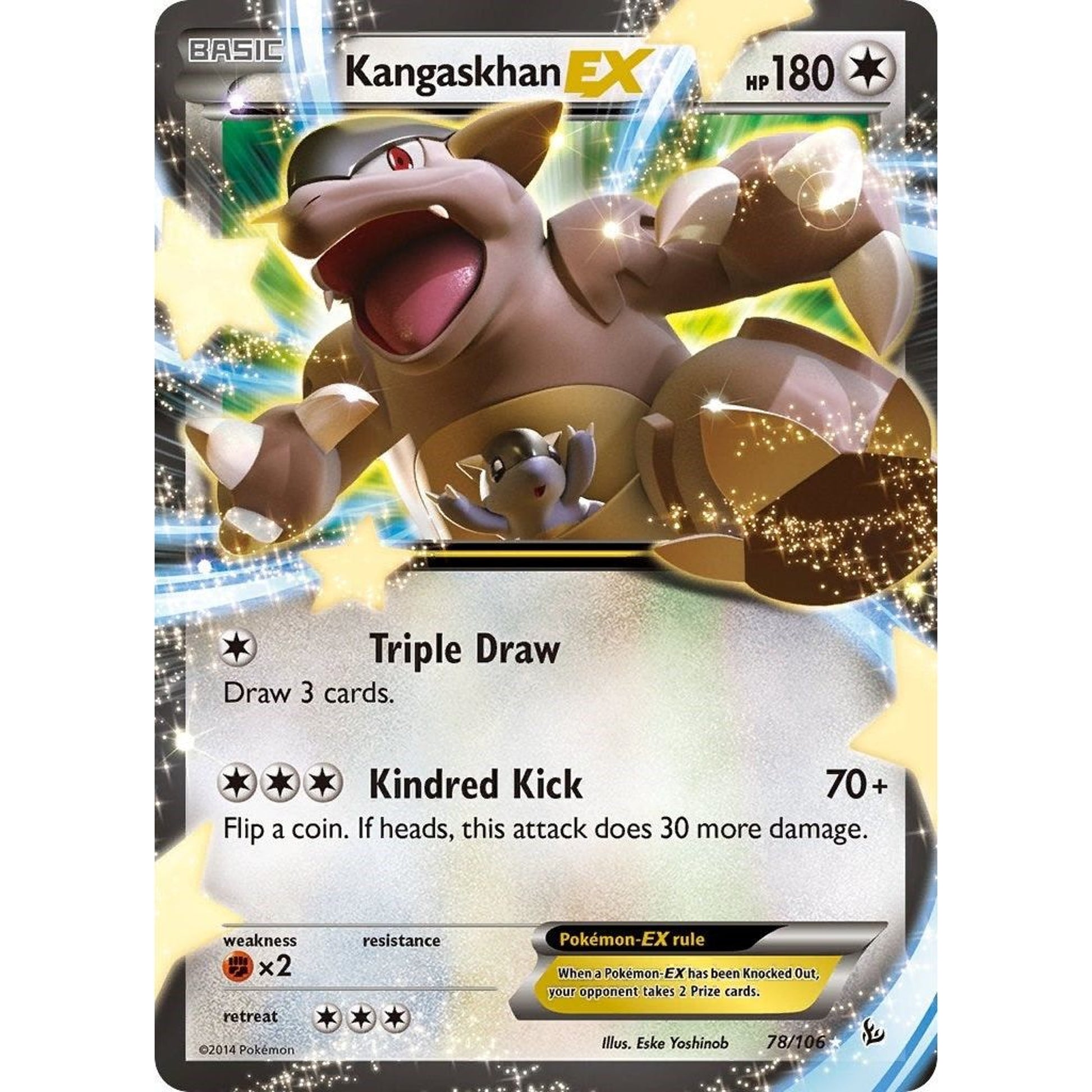 Image for Kangaskhan EX (78/106) (FLF) - Pokemon