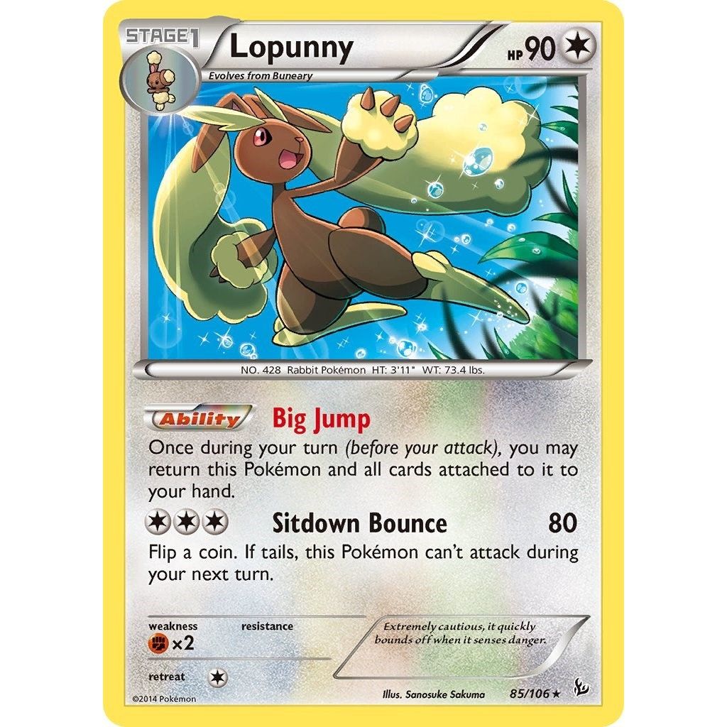 Image for Lopunny (85/106) (FLF) - Pokemon