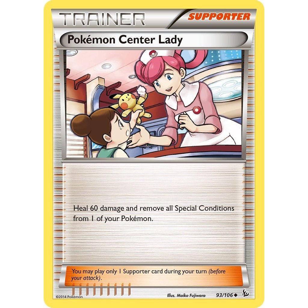 Image for Pokemon Center Lady (93/106) (FLF) - Pokemon