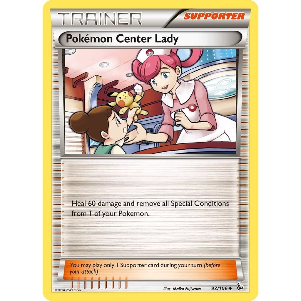 Image for Pokemon Center Lady (93/106) (FLF) - Pokemon
