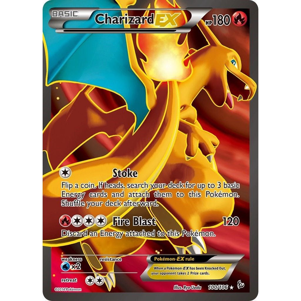 Image for Charizard EX (100 Full Art) (100/106) (FLF) - Pokemon