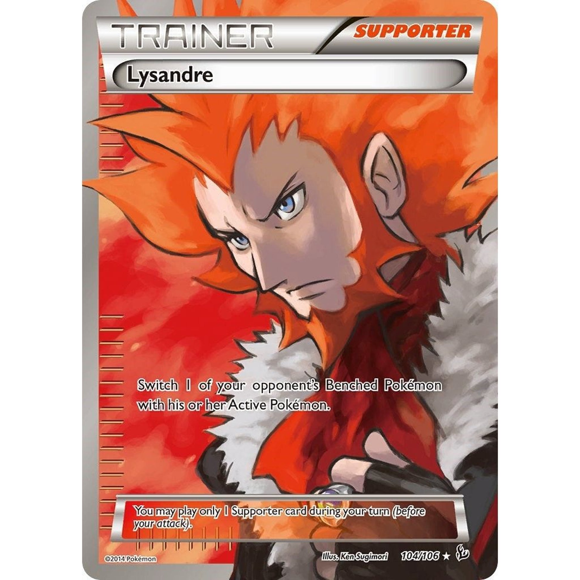 Image for Lysandre (104 Full Art) (104/106) (FLF) - Pokemon