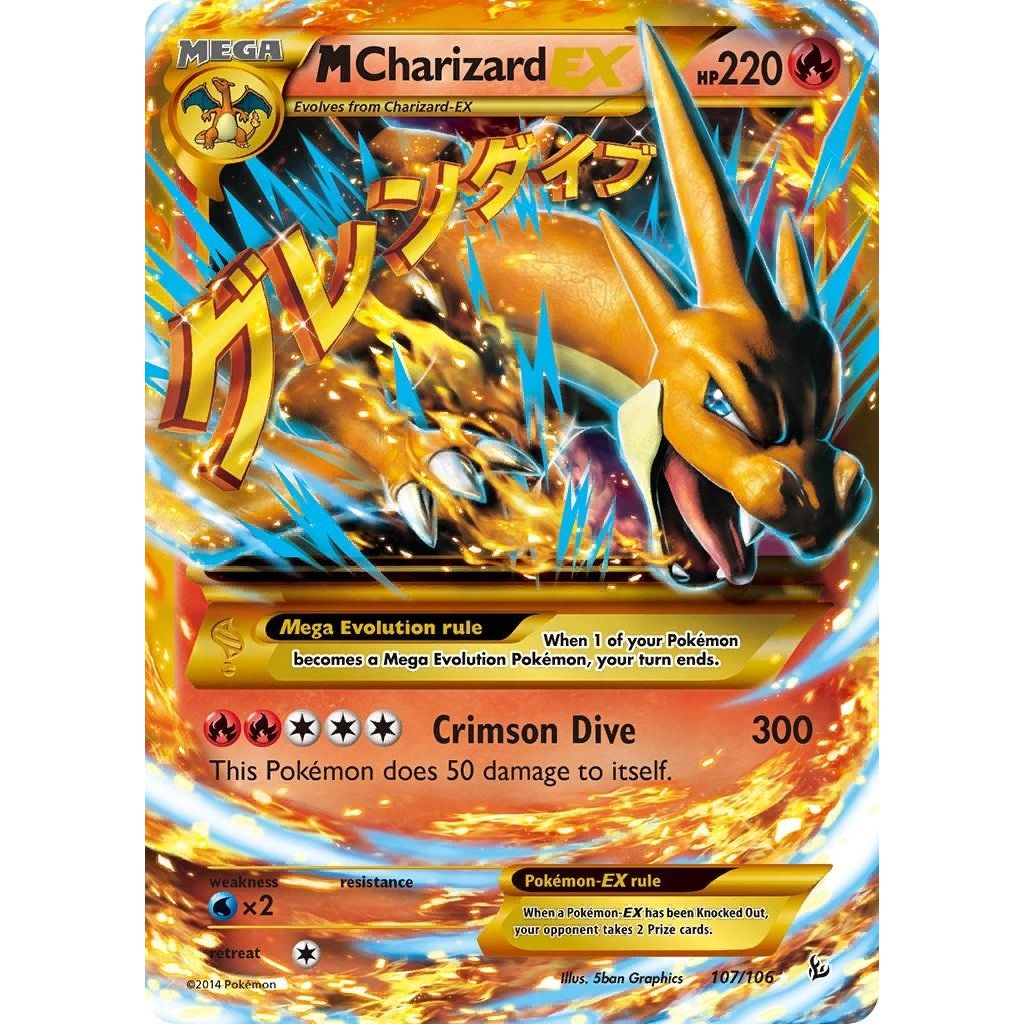 Image for M Charizard EX (Y) (Secret) (107/106) (FLF) - Pokemon