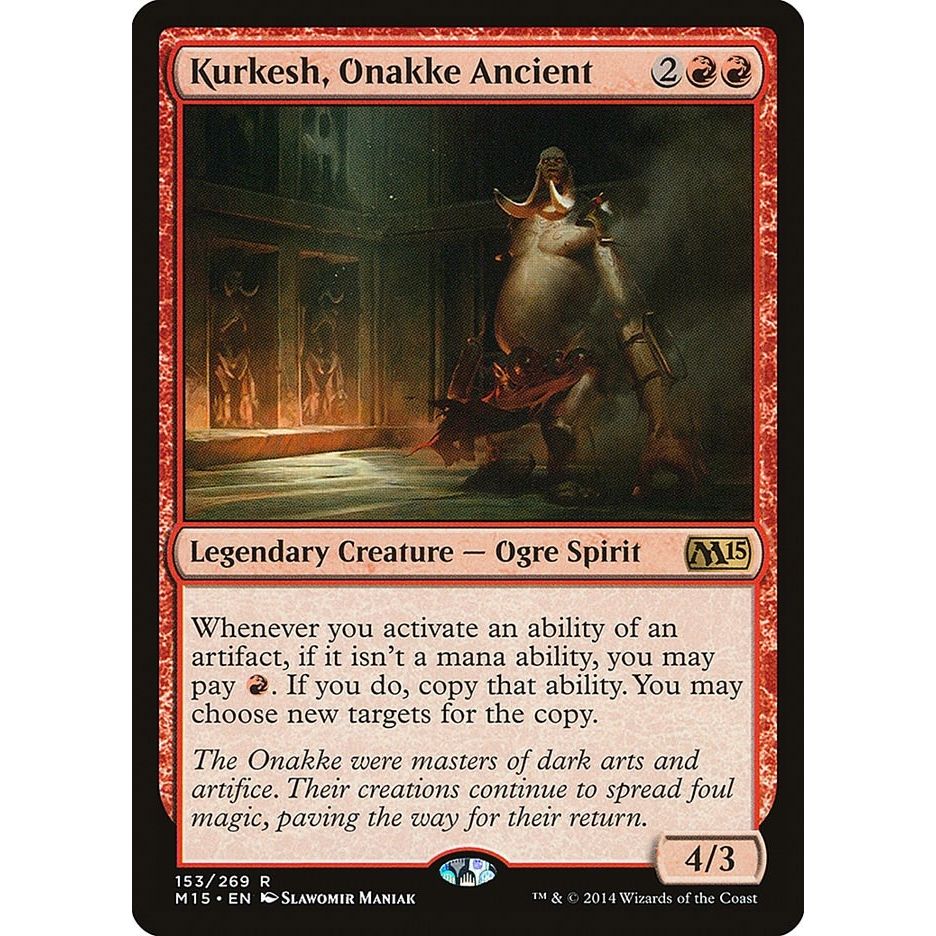 Image for Kurkesh, Onakke Ancient (153) (M15) - Magic: The Gathering