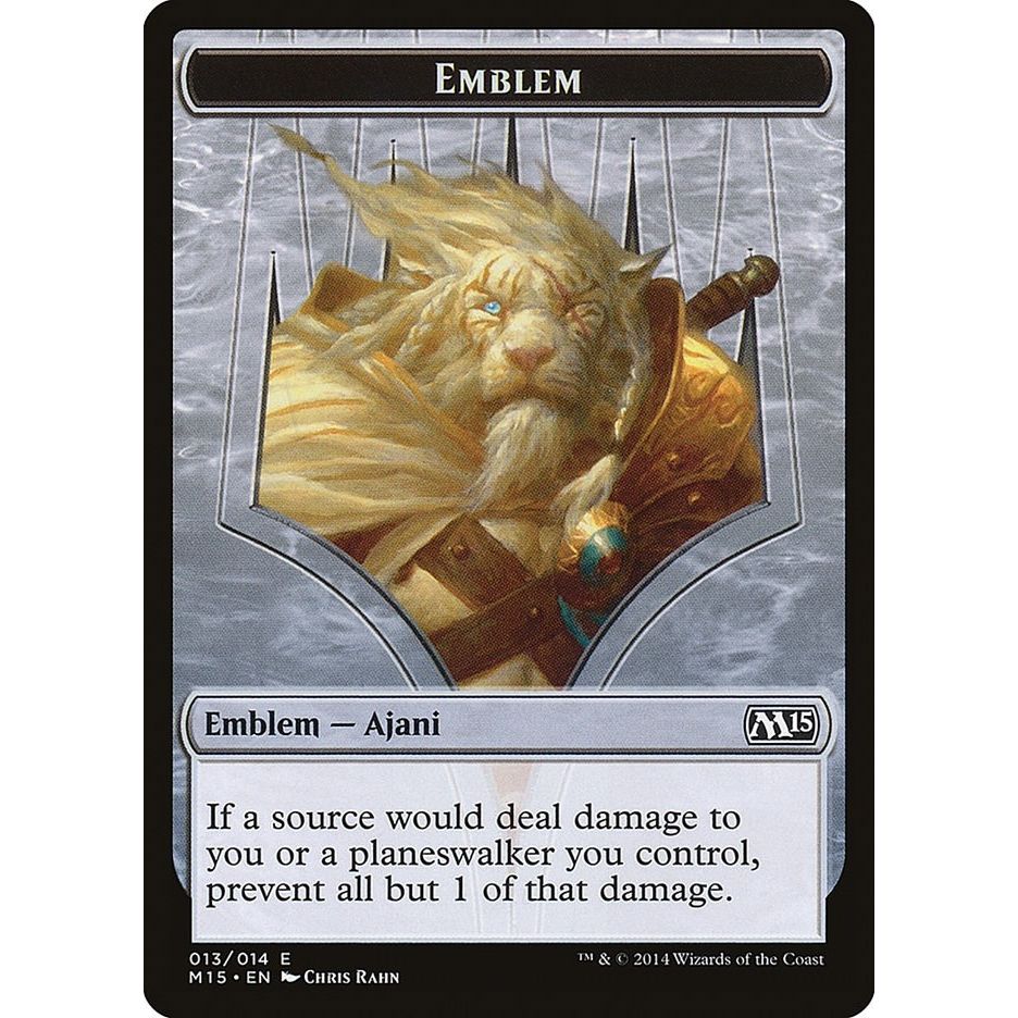 Image for Emblem - Ajani Steadfast (13) (M15) - Magic: The Gathering