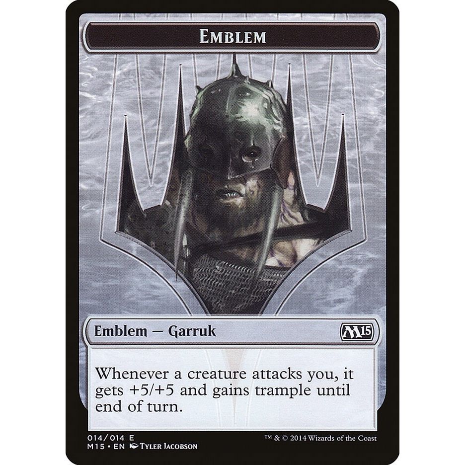Image for Emblem - Garruk, Apex Predator (14) (M15) - Magic: The Gathering