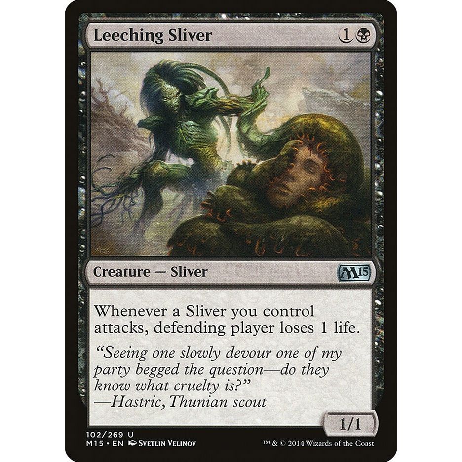 Image for Leeching Sliver (102) (M15) - Magic: The Gathering