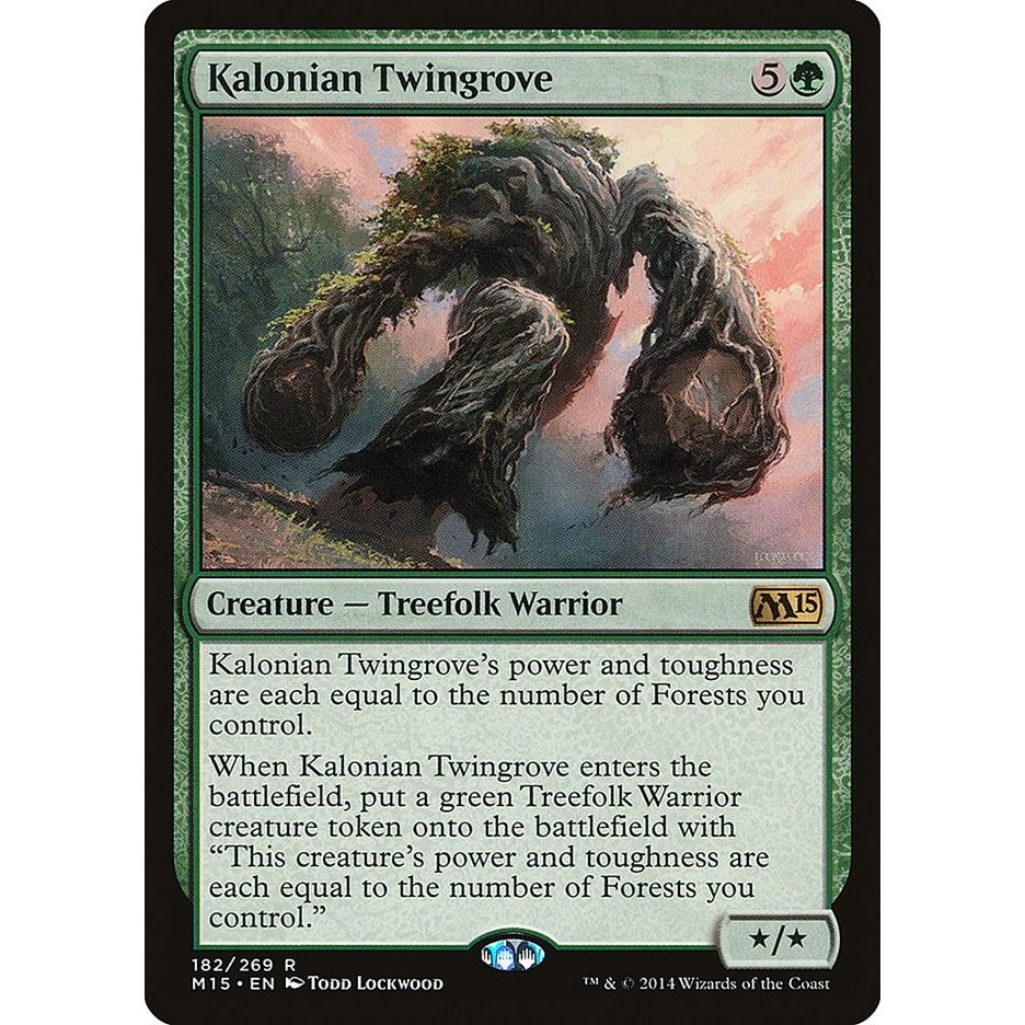 Image for Kalonian Twingrove (182) (M15) - Magic: The Gathering