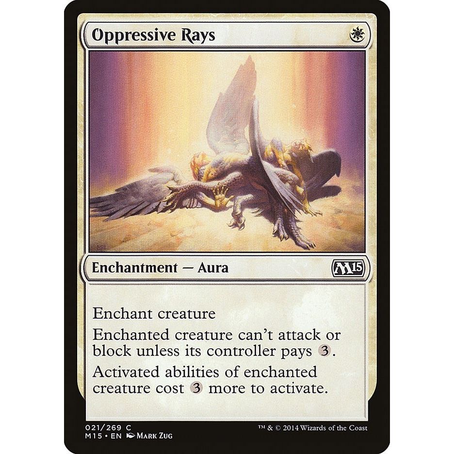 Image for Oppressive Rays (21) (M15) - Magic: The Gathering