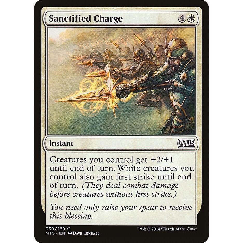 Image for Sanctified Charge (30) (M15) - Magic: The Gathering