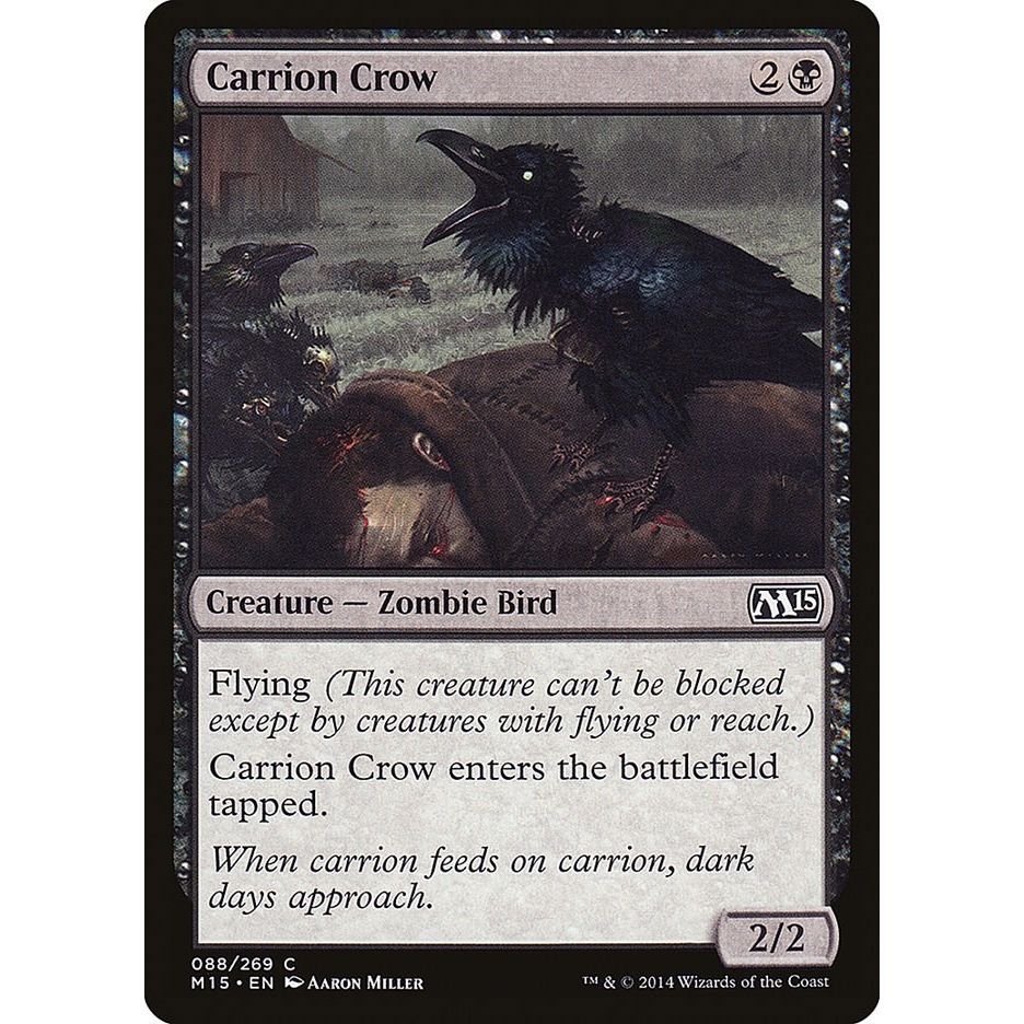 Image for Carrion Crow (88) (M15) - Magic: The Gathering