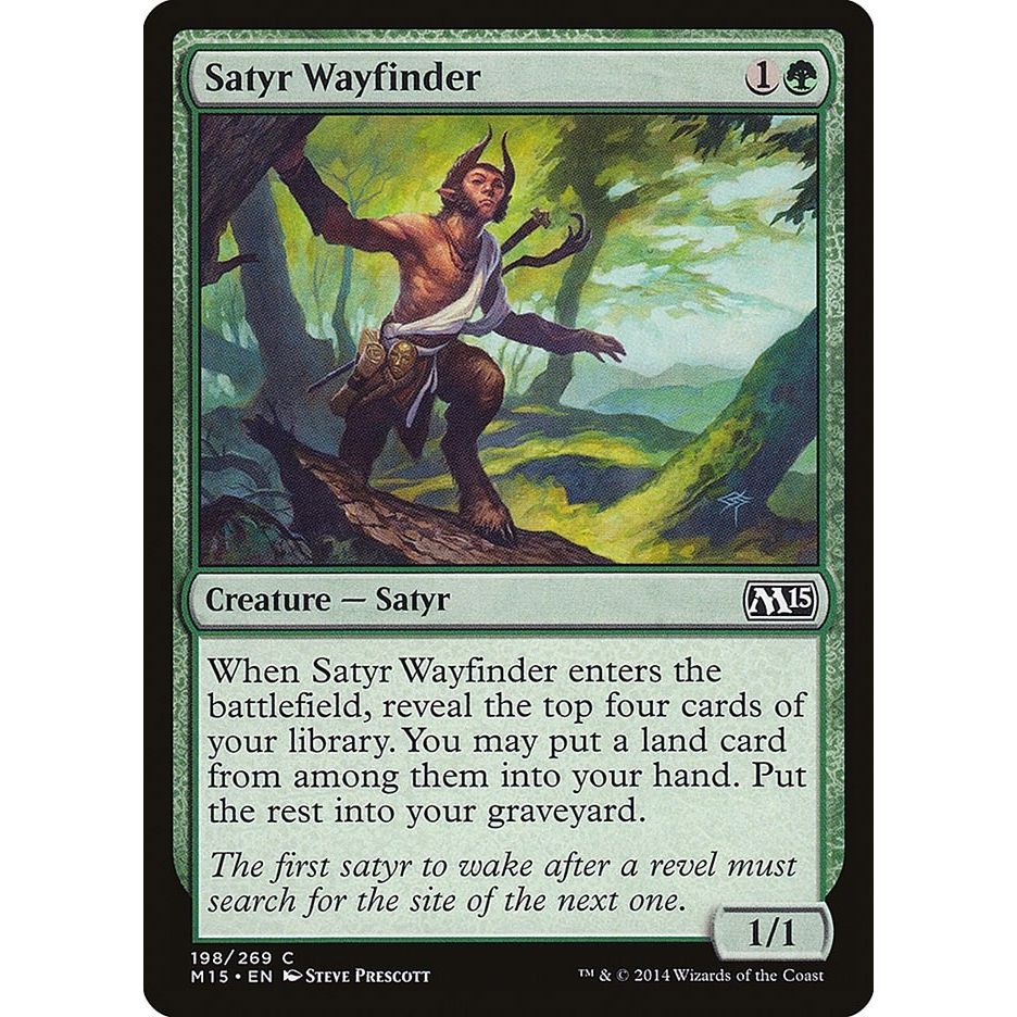 Image for Satyr Wayfinder (198) (M15) - Magic: The Gathering