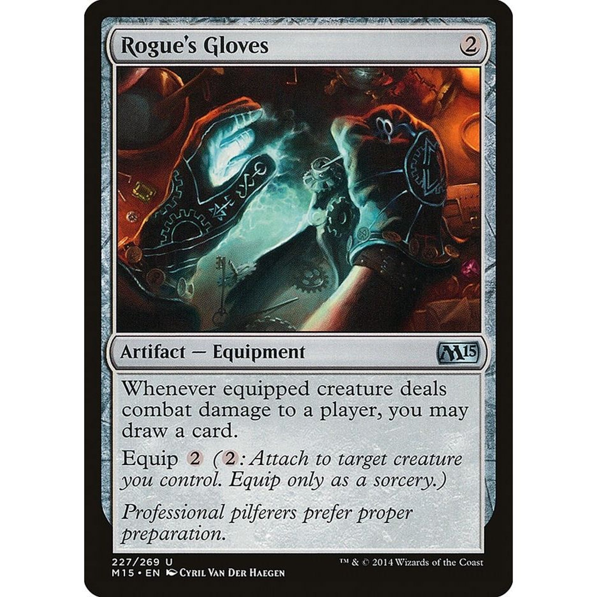 Image for Rogue's Gloves (227) (M15) - Magic: The Gathering