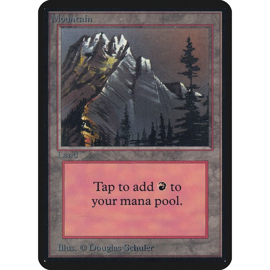 Image for Mountain (A) (LEA) - Magic: The Gathering