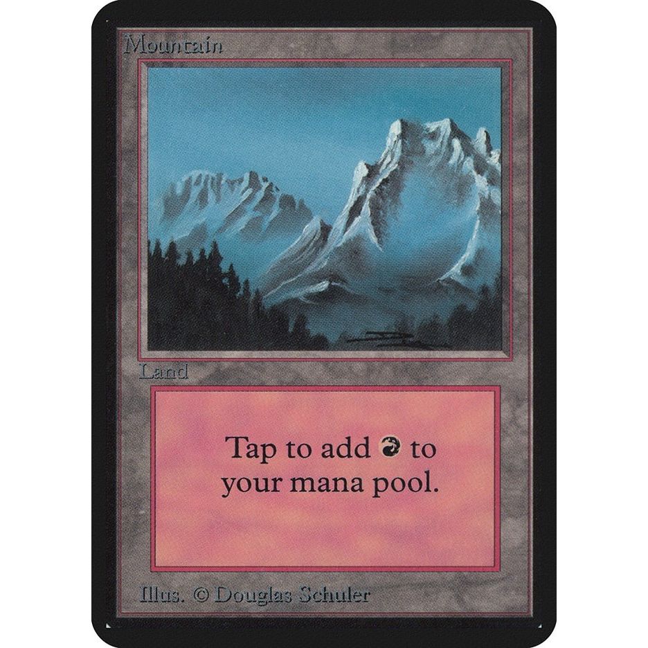 Image for Mountain (B) (LEA) - Magic: The Gathering