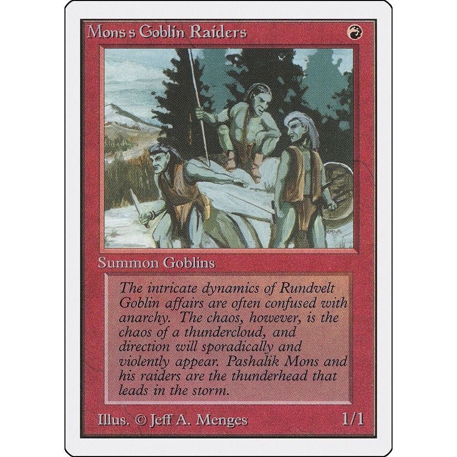 Image for Mons's Goblin Raiders (2ED) - Magic: The Gathering