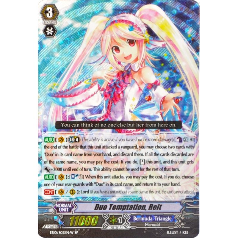 Image for Duo Temptation, Reit (White) (SP) (EB10/S02EN-W) (EB10) - Cardfight Vanguard