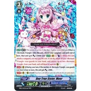 Image for Duo True Sister, Meer (White) (EB10/003EN-W) (EB10) - Cardfight Vanguard