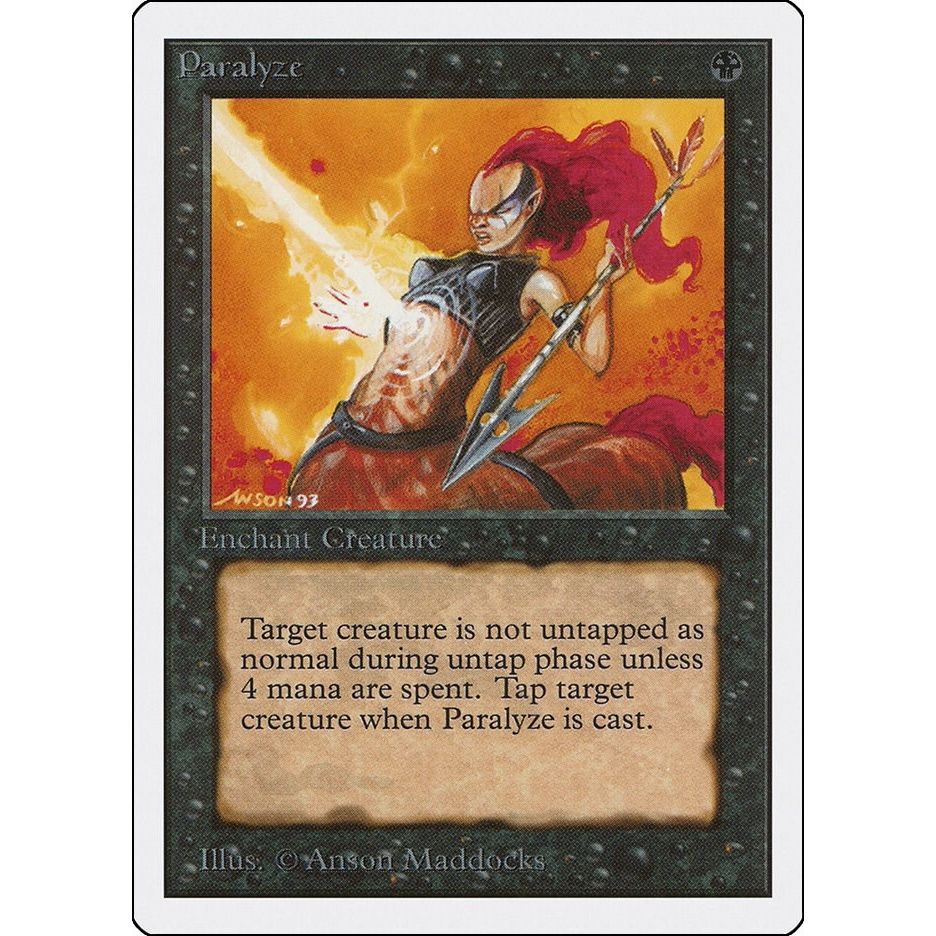 Image for Paralyze (2ED) - Magic: The Gathering