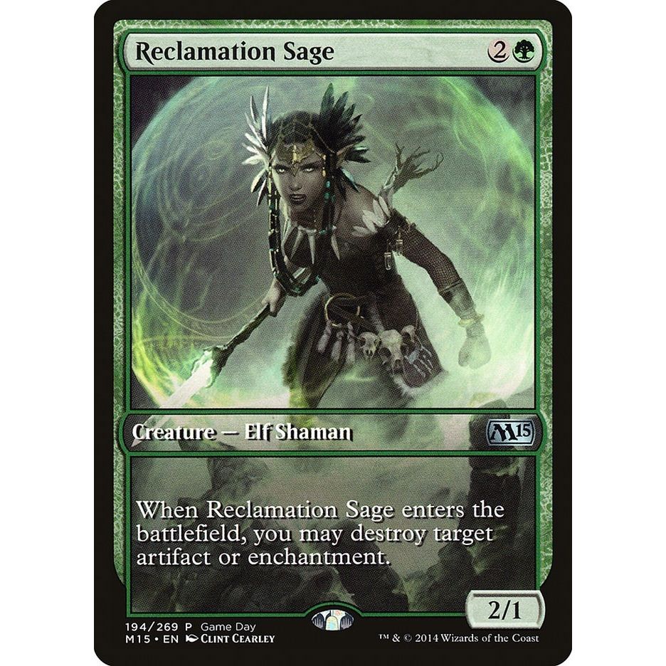 Image for Reclamation Sage (194) (GAME) - Magic: The Gathering