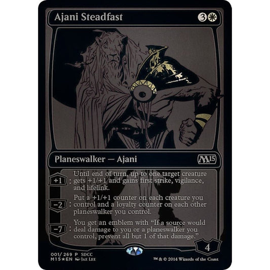 Image for Ajani Steadfast (SDCC 2014 Exclusive) (1) (MEDIA) - Magic: The Gathering
