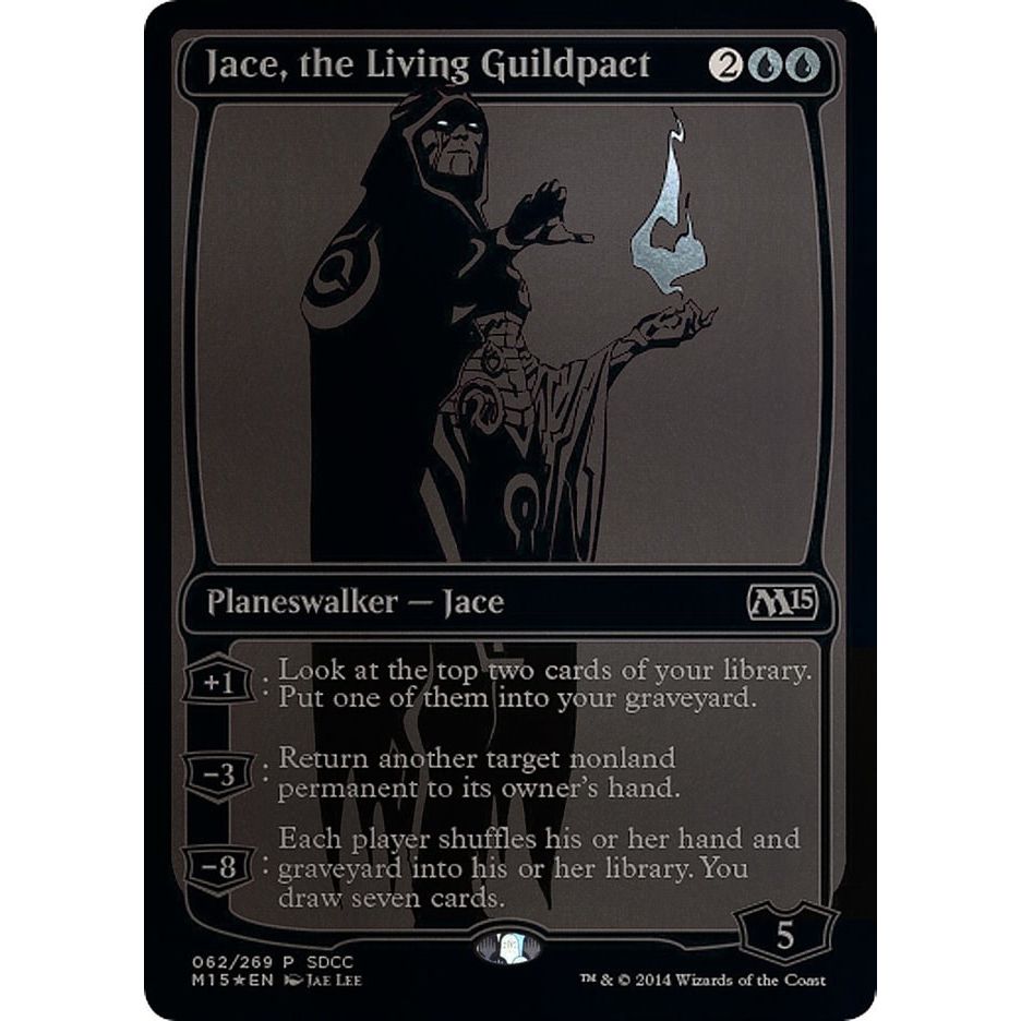 Image for Jace, the Living Guildpact (SDCC 2014 Exclusive) (62) (MEDIA) - Magic: The Gathering