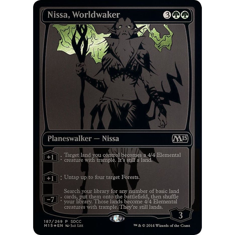 Image for Nissa, Worldwaker (SDCC 2014 Exclusive) (187) (MEDIA) - Magic: The Gathering