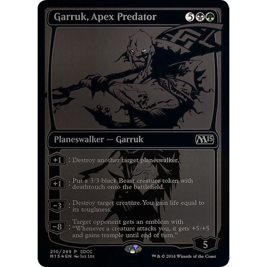 Image for Garruk, Apex Predator (SDCC 2014 Exclusive) (210) (MEDIA) - Magic: The Gathering
