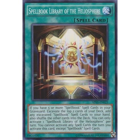 Image for Spellbook Library of the Heliosphere (AP05-EN025) (AP05) - YuGiOh