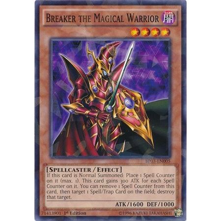 Image for Breaker the Magical Warrior (Shatterfoil) (BP03-EN005) (BP03) - YuGiOh
