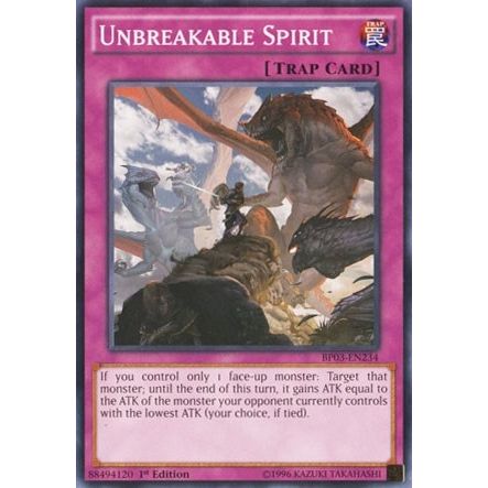 Image for Unbreakable Spirit (BP03-EN234) (BP03) - YuGiOh