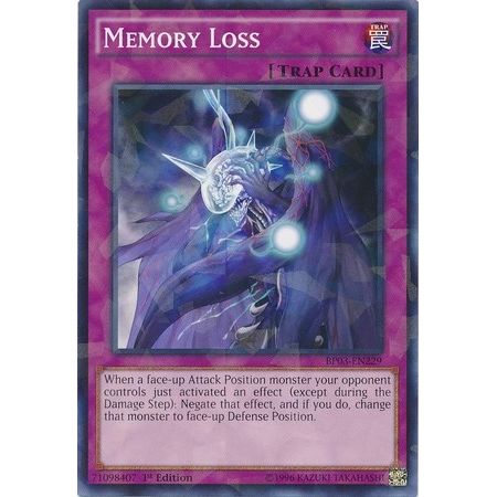 Image for Memory Loss (Shatterfoil) (BP03-EN229) (BP03) - YuGiOh