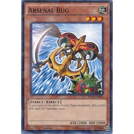Image for Arsenal Bug (Shatterfoil) (BP03-EN004) (BP03) - YuGiOh