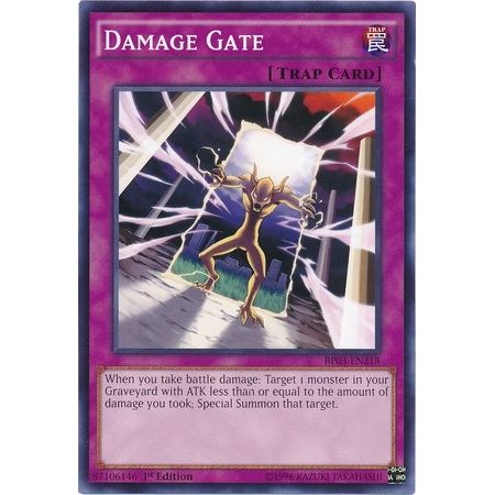Image for Damage Gate (BP03-EN218) (BP03) - YuGiOh