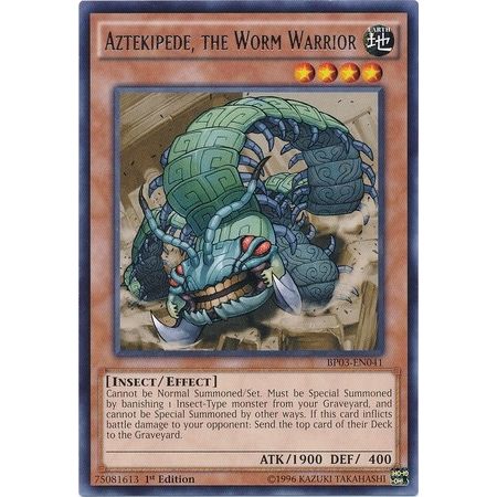 Image for Aztekipede, the Worm Warrior (BP03-EN041) (BP03) - YuGiOh
