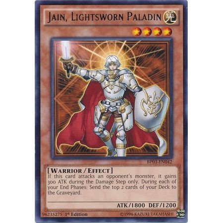 Image for Jain, Lightsworn Paladin (BP03-EN042) (BP03) - YuGiOh