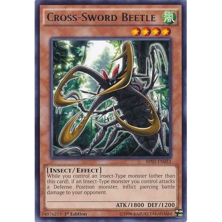 Image for Cross-Sword Beetle (BP03-EN053) (BP03) - YuGiOh