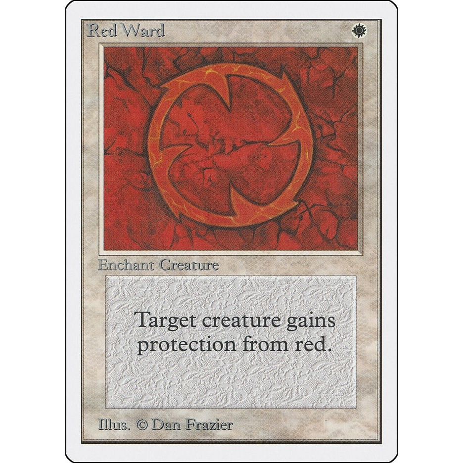 Image for Red Ward (2ED) - Magic: The Gathering