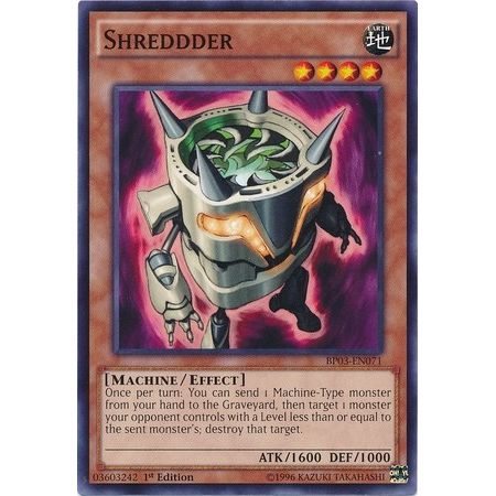 Image for Shreddder (BP03-EN071) (BP03) - YuGiOh